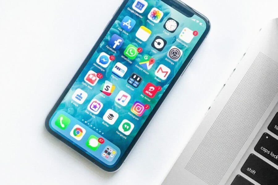 iPhone X hemskärm